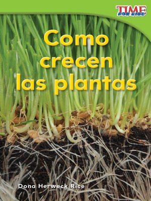 cover image of Cómo crecen las plantas